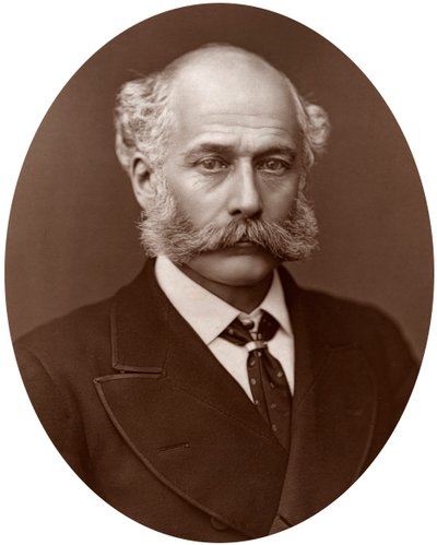 Sir Joseph Bazalgette, CB, ingeniero civil británico, 1877 de Lock and Whitfield