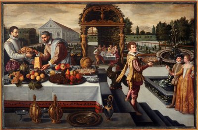 Banquete al aire libre de Lodewijk Toeput