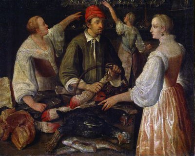 Interior de la tienda (óleo sobre lienzo) de Lodewijk Toeput