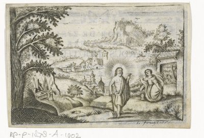 Cristo se aparece a María Magdalena de Lodewijk Joseph Fruytiers