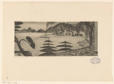Ajaccio (título original) de Lodewijk Schelfhout (signed by artist)