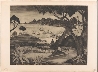 Paisaje montañoso con bahía en Córcega
La Corse (título original) de Lodewijk Schelfhout (signed by artist)
