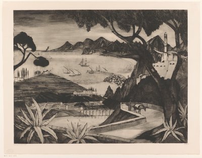 Paisaje montañoso con bahía en Córcega
La Corse (título original) de Lodewijk Schelfhout (signed by artist)