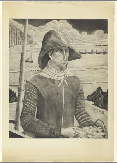 Visor bretón
Pêcheur Breton II (título original) de Lodewijk Schelfhout (signed by artist)