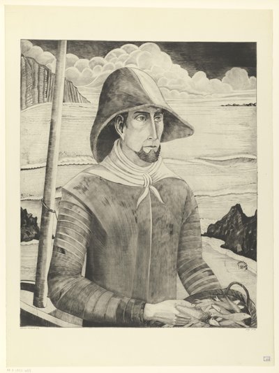 Visor bretón
Pêcheur Breton II (título original) de Lodewijk Schelfhout (signed by artist)