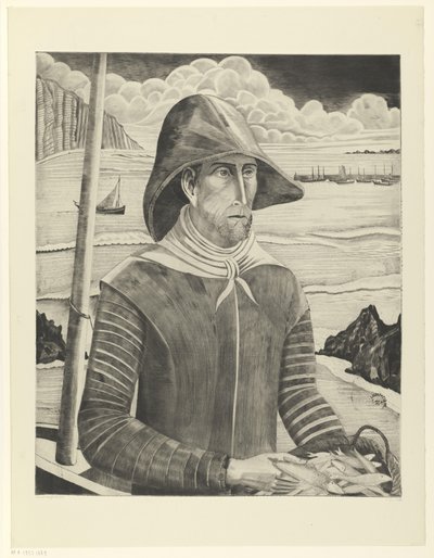 Visor bretón
Pêcheur Breton II (título original) de Lodewijk Schelfhout (signed by artist)