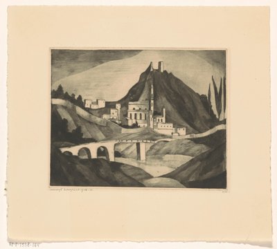 Corte I (título original) de Lodewijk Schelfhout (signed by artist)