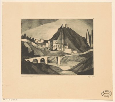 Corte I (título original) de Lodewijk Schelfhout (signed by artist)