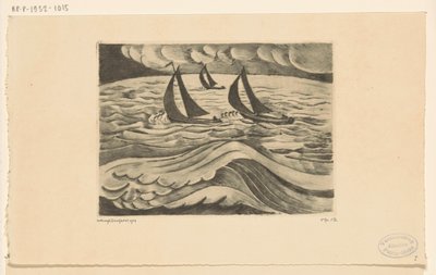 Tres veleros en una tormenta en el mar
La Tempête (título original) de Lodewijk Schelfhout (signed by artist)