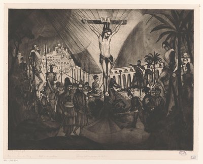 Gólgota II (título original) de Lodewijk Schelfhout (signed by artist)