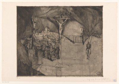 Gólgota I (título original) de Lodewijk Schelfhout (signed by artist)