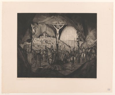 Gólgota I (título original) de Lodewijk Schelfhout (signed by artist)