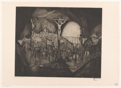 Gólgota I (título original) de Lodewijk Schelfhout (signed by artist)