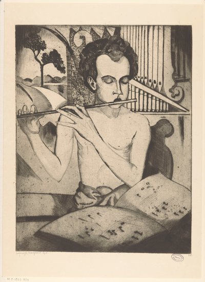 Niño semidesnudo tocando la flauta
Le Flûteur (título original) de Lodewijk Schelfhout (signed by artist)