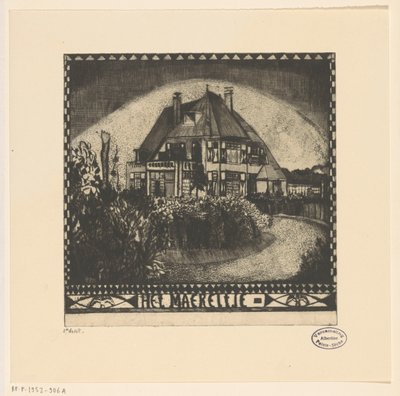 Het Maereltje (título original del objeto) de Lodewijk Schelfhout (signed by artist)