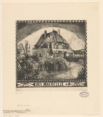 Het Maereltje (título original del objeto) de Lodewijk Schelfhout (signed by artist)