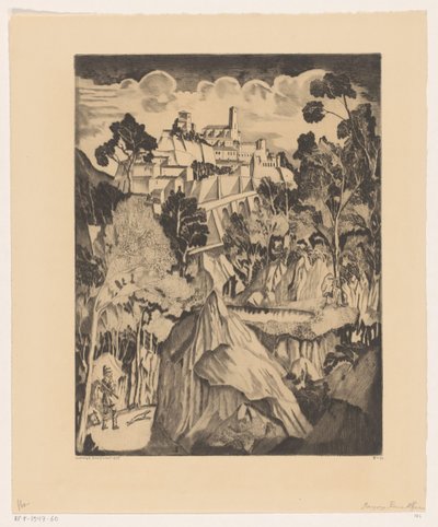 Paisaje montañoso con cazador
Paysage romantique (título original) de Lodewijk Schelfhout (signed by artist)