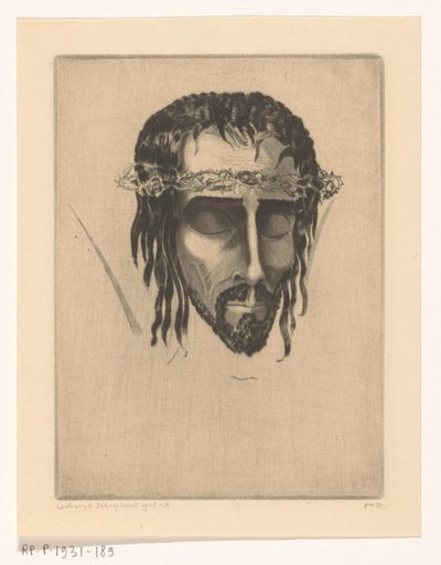 Cabeza de Cristo
Tête de Christ IV (título original) de Lodewijk Schelfhout (signed by artist)