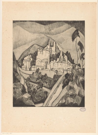 Les Angles I (título original del objeto) de Lodewijk Schelfhout (signed by artist)