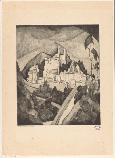 Les Angles I (título original del objeto) de Lodewijk Schelfhout (signed by artist)