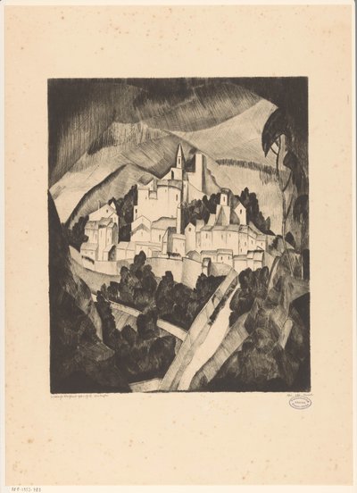 Les Angles I (título original del objeto) de Lodewijk Schelfhout (signed by artist)