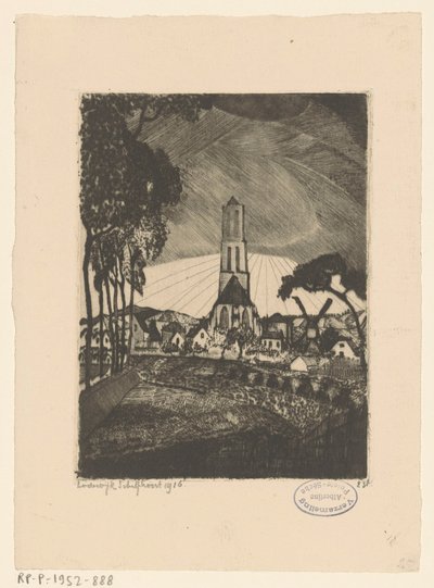 Tilo (título original) de Lodewijk Schelfhout (signed by artist)