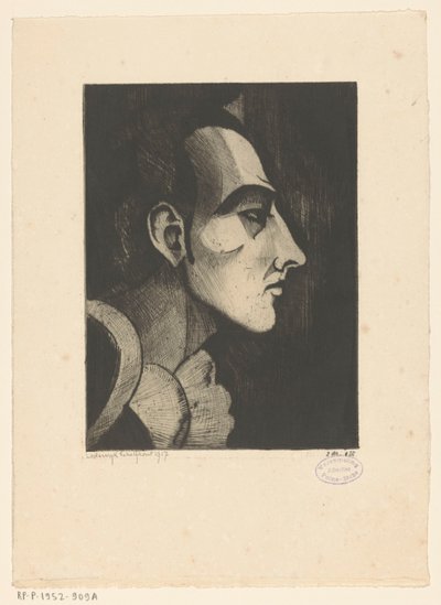 Pierrot I (título original) de Lodewijk Schelfhout (signed by artist)
