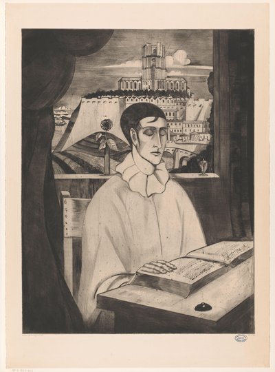 Pierrot leyendo un libro
Pierrot méditant (título original) de Lodewijk Schelfhout (signed by artist)