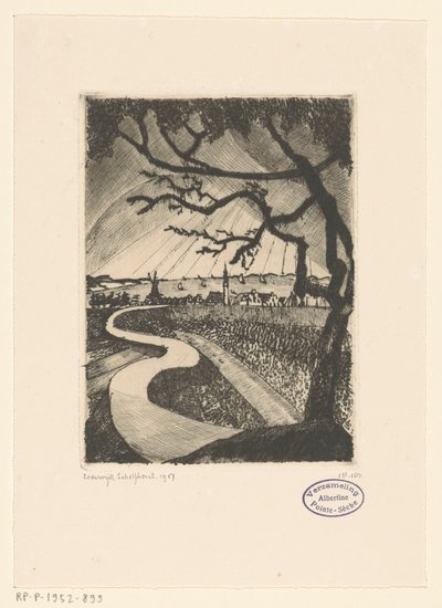 Veere (título original) de Lodewijk Schelfhout (signed by artist)