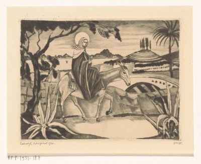 Vuelo a Egipto
La Fuite en Egypte II (título original) de Lodewijk Schelfhout (signed by artist)