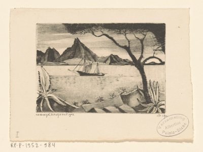 Barco de vela en una bahía
Le Bâteau (título original) de Lodewijk Schelfhout (signed by artist)