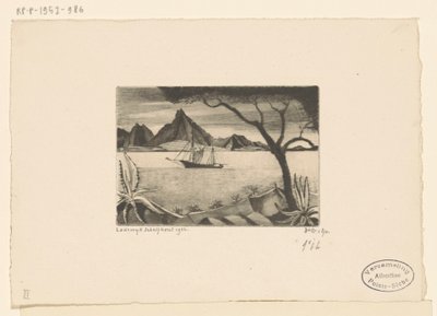 Barco de vela en una bahía
Le Bâteau (título original) de Lodewijk Schelfhout (signed by artist)