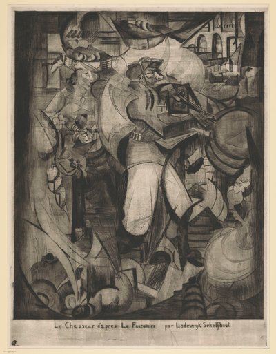 Prent de Lodewijk Schelfhout