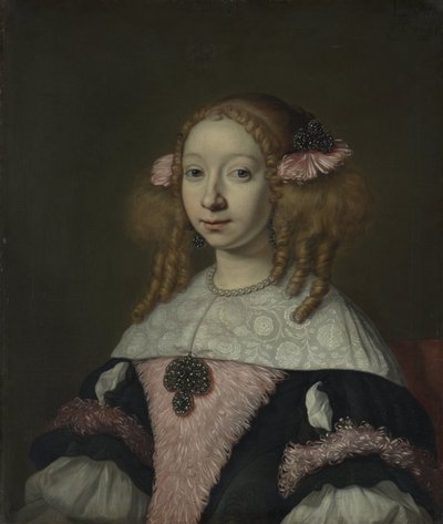 Adriana Jacobusdr Hinlopen (1646-1736), esposa de Johannes Wijbrants de Lodewijk van der Helst