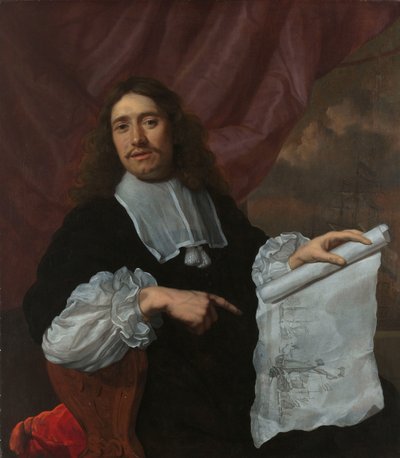 Willem van de Velde II (1633-1707), pintor de Lodewijk van der Helst