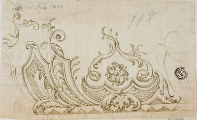 Diseño decorativo de Lodovico Carracci