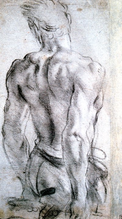 Estudio de una Figura de Lodovico Carracci