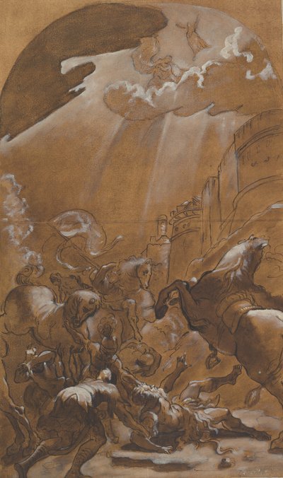 La Conversión de San Pablo de Lodovico Carracci