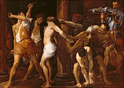 La flagelación de Cristo, 1586-87 de Lodovico Carracci
