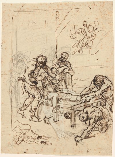 El martirio de San Lorenzo de Lodovico Carracci