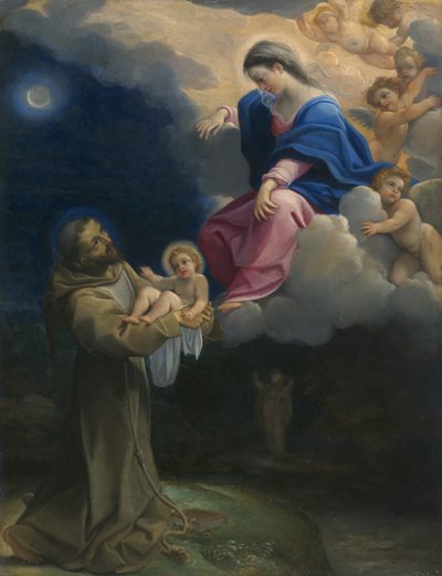 La visión de San Francisco, c.1602 de Lodovico Carracci
