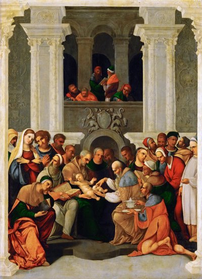 La circuncisión de Cristo de Lodovico Mazzolino