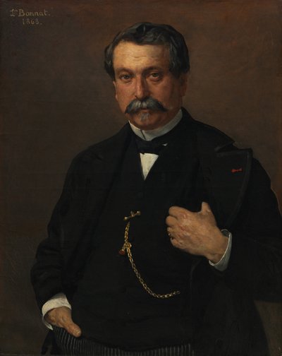 Portrait of a Man de Léon Bonnat