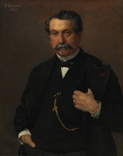 Retrato de un hombre de Léon Bonnat