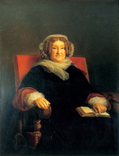 Retrato de Madame Clicquot, nacida Ponsardin de Léon Cogniet