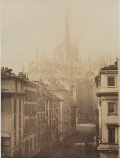 Cathedral from Corso Francesco, Milan de Léon Gérard