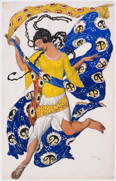 La mariposa (Diseño de vestuario para Anna Pavlova) de Léon Nikolaievitch Bakst