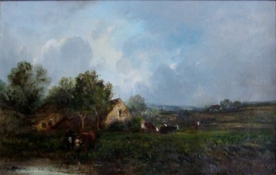 Paisaje francés de Leon Victor Dupre
