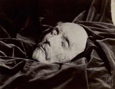 [Máscara mortuoria de William Shakespeare], c.1865 de London Stereoscopic Company