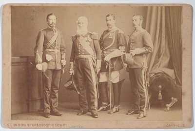 Miembros de la Familia Sartorius, circa 1870 de London Stereoscopic Company